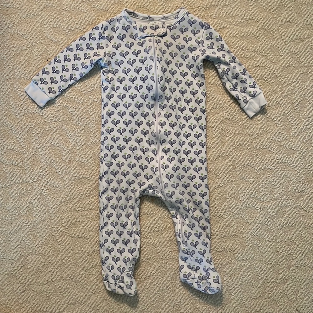 Lila and Hayes tennis onesie